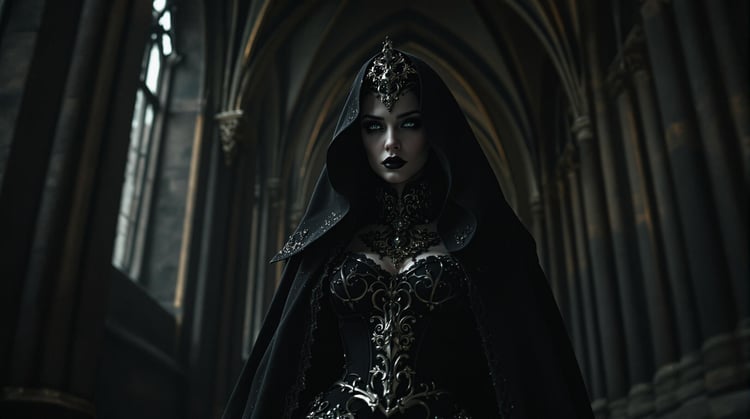Neogotik Karakter Estetiği Görsel Oluşturucu aracının görseli