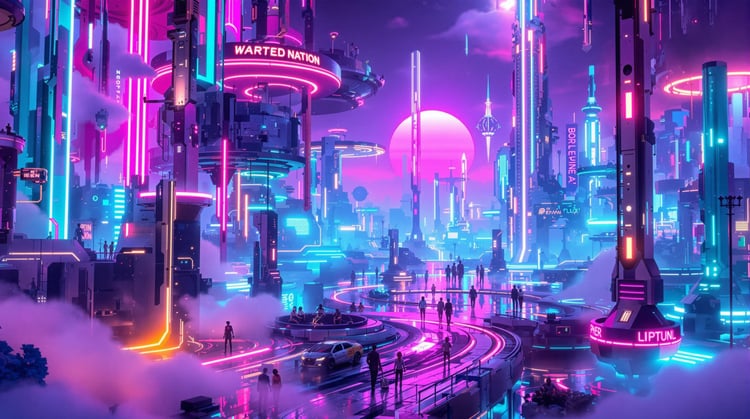 Neon Utopia Görsel Oluşturucu aracının görseli