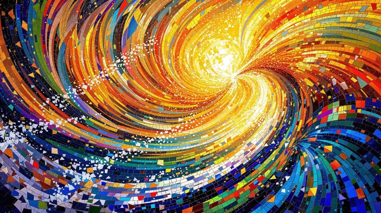 Mosaic Işıltısı Görsel Oluşturucu aracının görseli