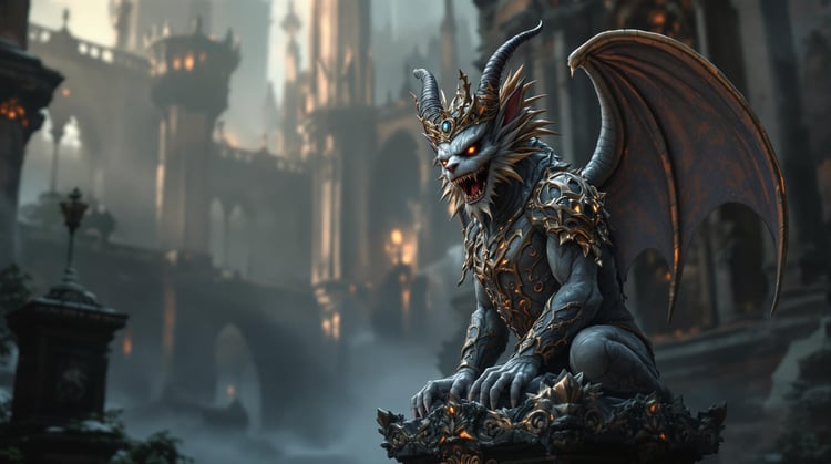 Kraliyet Seramik Gargoyle Görsel Oluşturucu aracının görseli